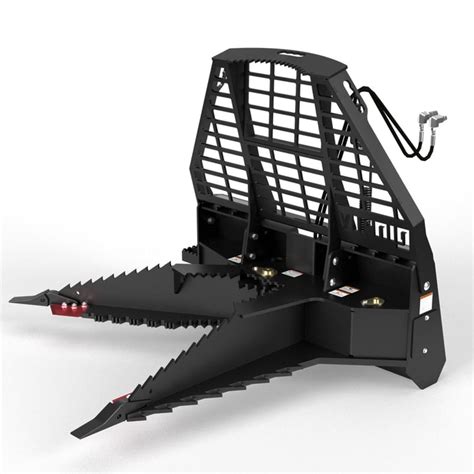 mini skid steer post puller|virnig tree puller.